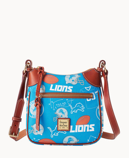 Dooney & Bourke NFL Lions Front Zip Crossbody