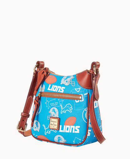 Dooney & Bourke NFL Lions Front Zip Crossbody