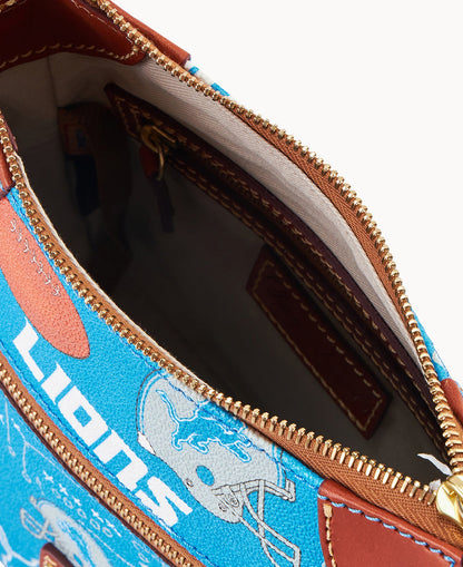 Dooney & Bourke NFL Lions Front Zip Crossbody