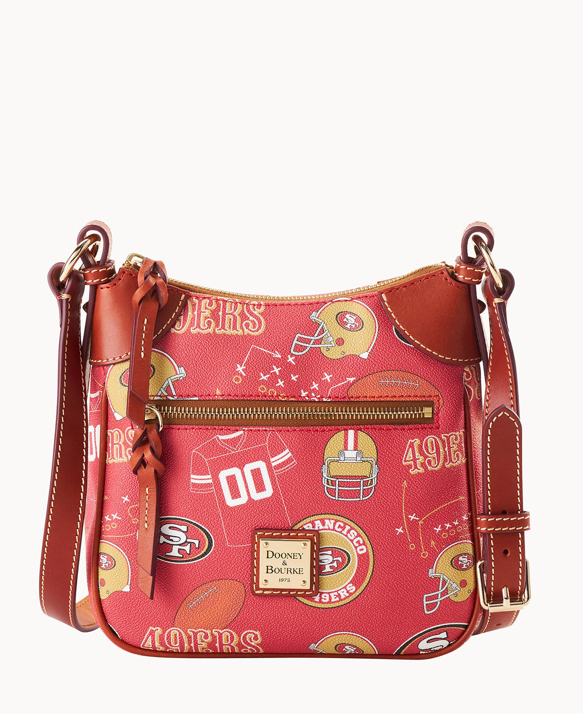 Dooney & Bourke NFL 49ERS Front Zip Crossbody