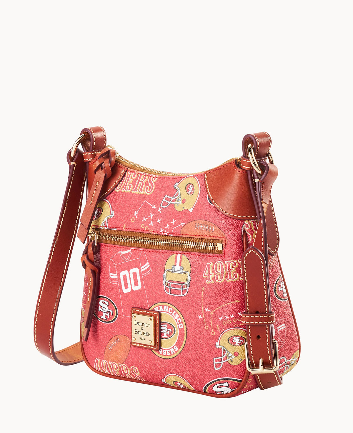 Dooney & Bourke NFL 49ERS Front Zip Crossbody