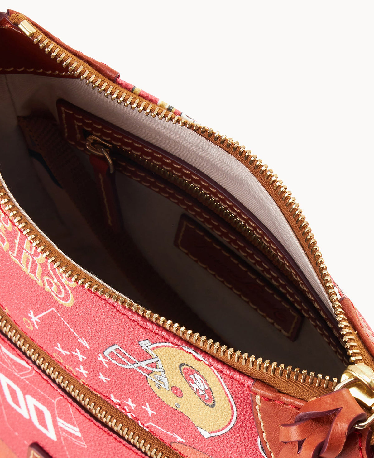 Dooney & Bourke NFL 49ERS Front Zip Crossbody