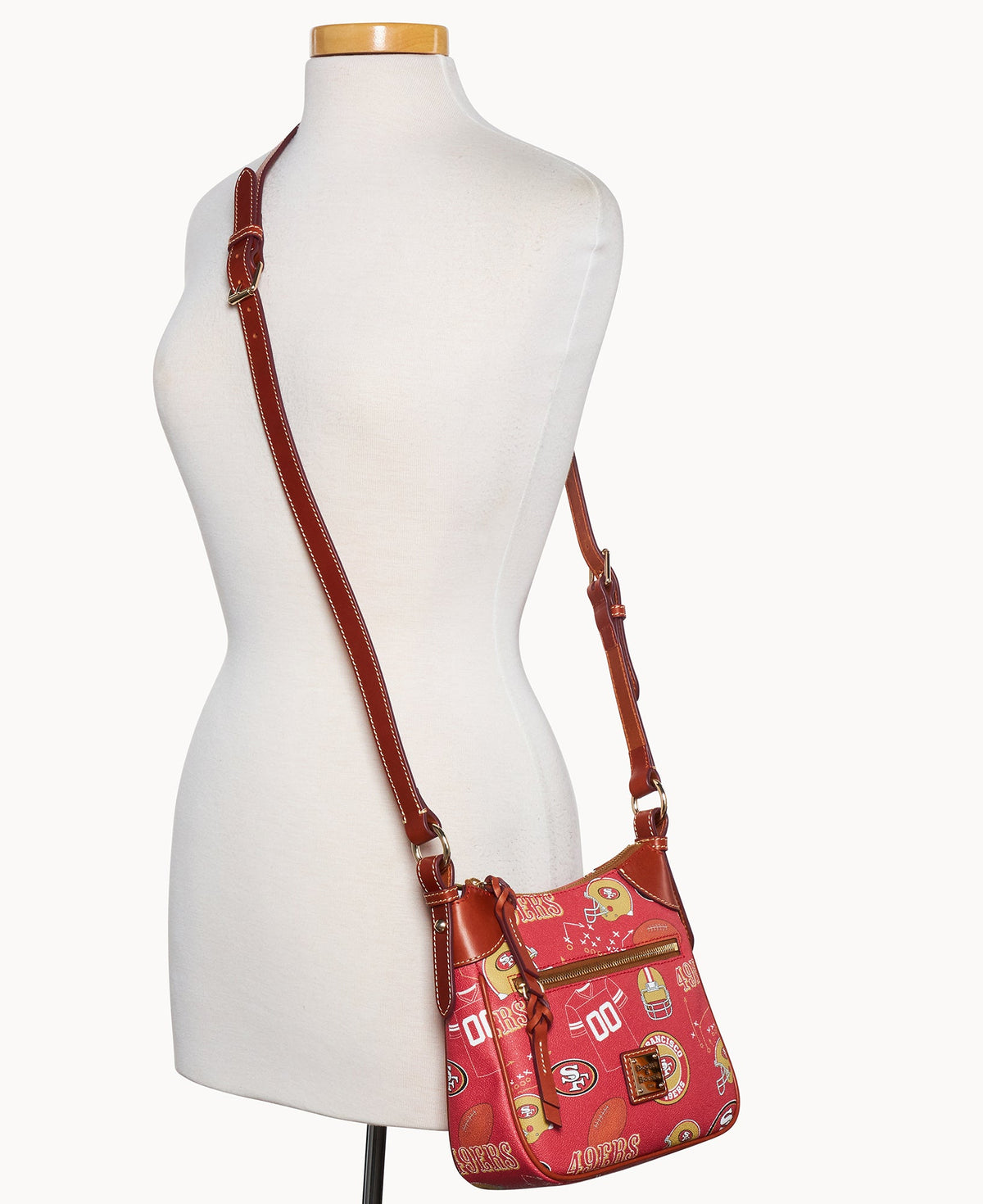 Dooney & Bourke NFL 49ERS Front Zip Crossbody