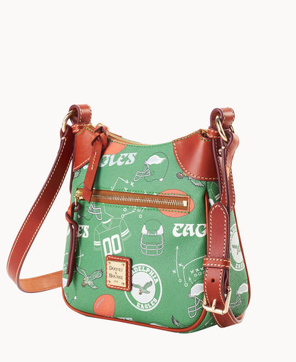 Dooney & Bourke NFL Eagles Front Zip Crossbody