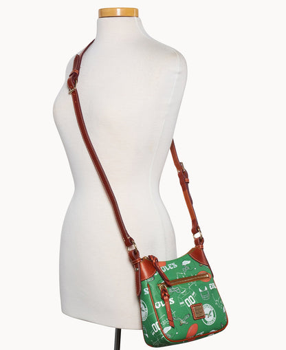 Dooney & Bourke NFL Eagles Front Zip Crossbody