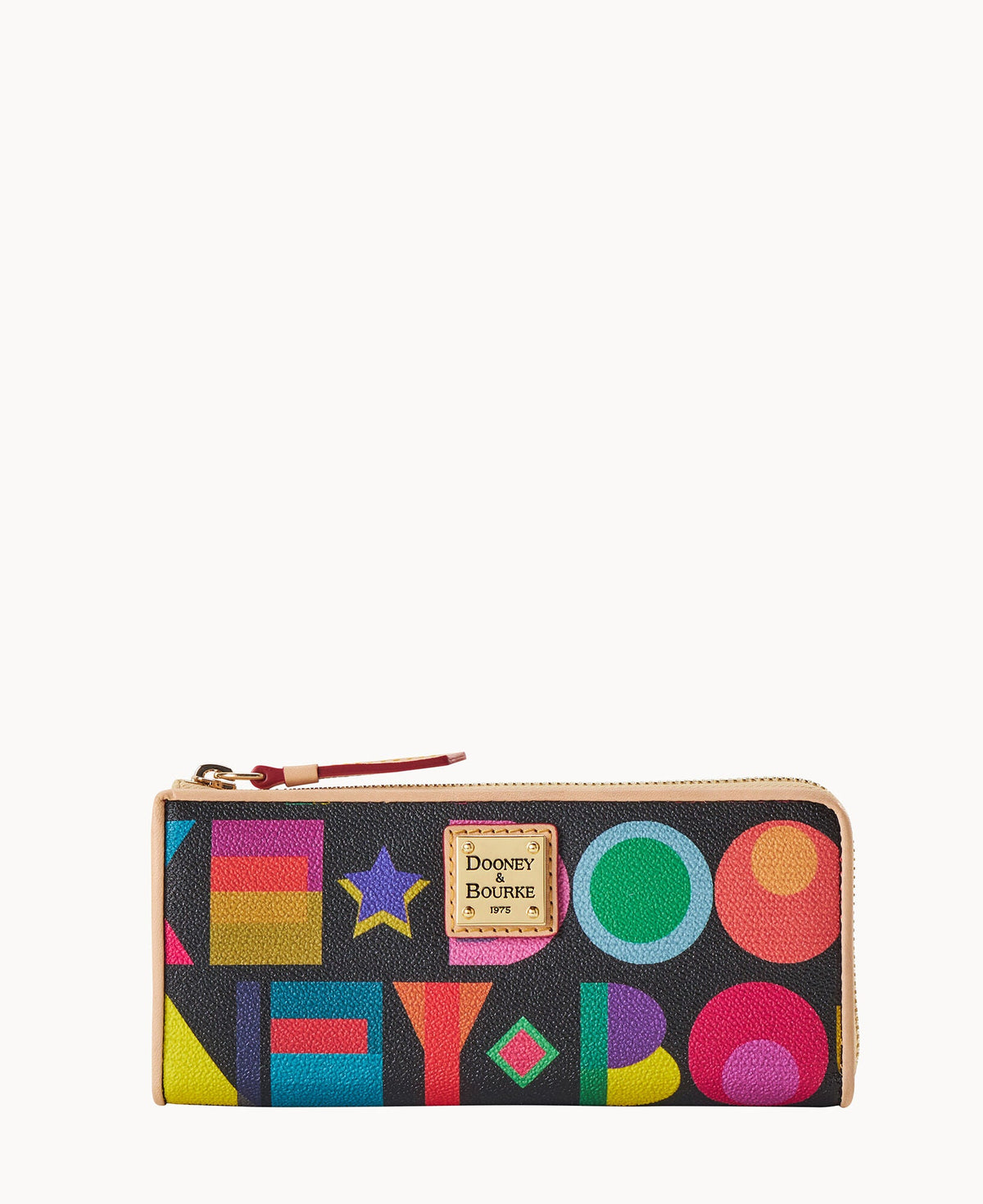 Dooney & Bourke Art Deco Zip Clutch