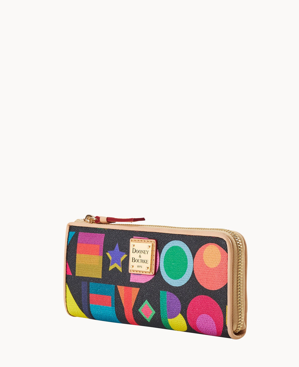 Dooney & Bourke Art Deco Zip Clutch