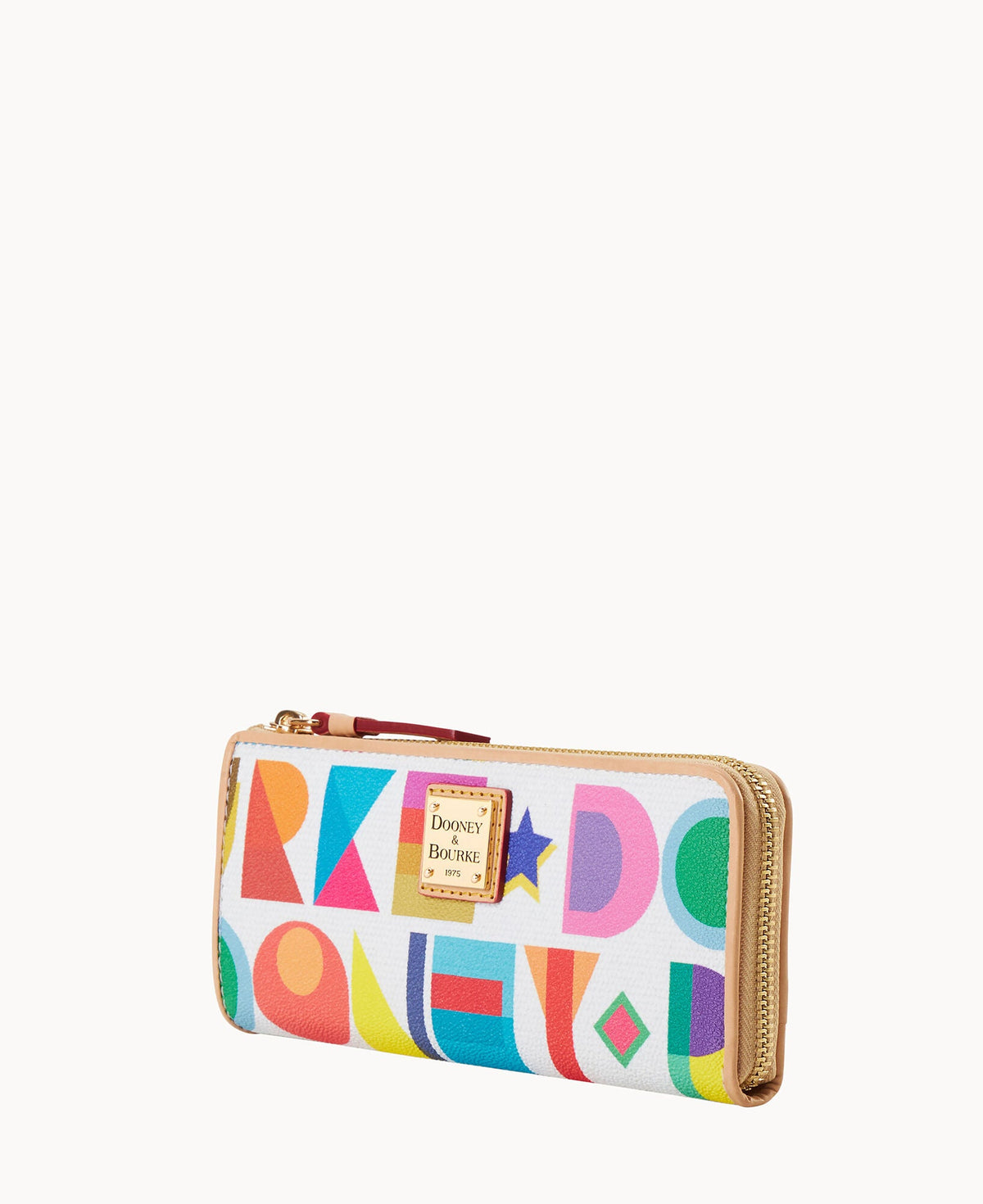 Dooney & Bourke Art Deco Zip Clutch