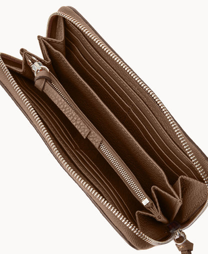 Dooney & Bourke Henrys Medium Zip Around Wristlet