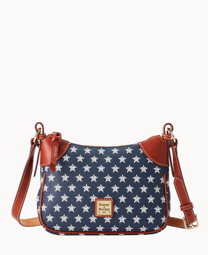 Dooney & Bourke MLB Astros Crossbody Hobo 22