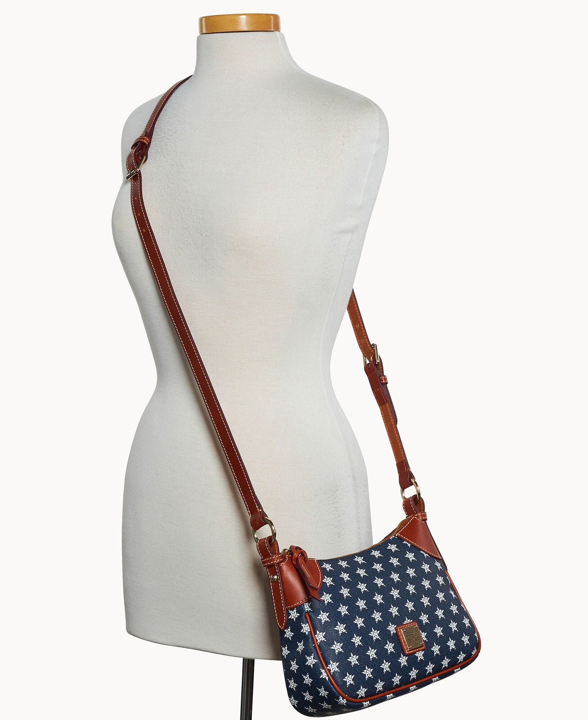 Dooney & Bourke MLB Astros Crossbody Hobo 22