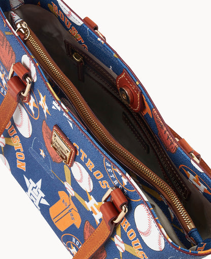 Dooney & Bourke MLB Astros Small Jessie Tote