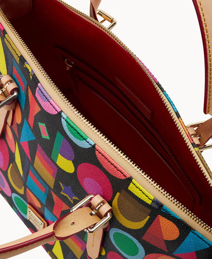 Dooney & Bourke Art Deco Domed Satchel