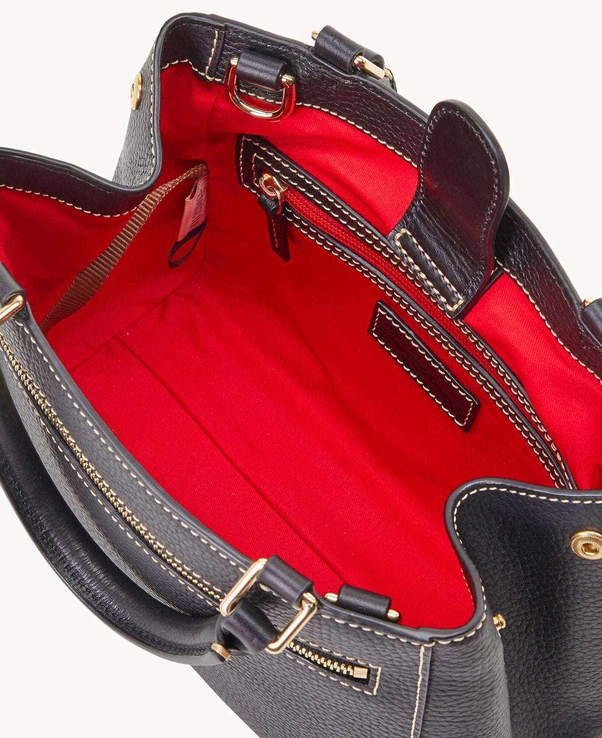 Dooney & Bourke Pebble Grain Small Zip Satchel