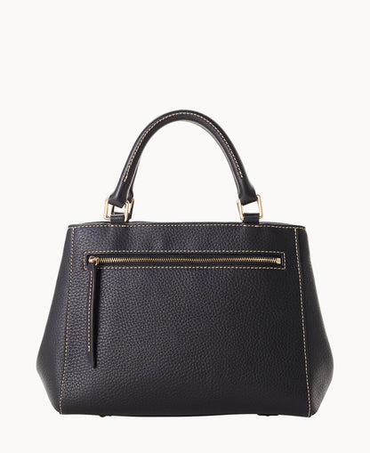Dooney & Bourke Pebble Grain Small Zip Satchel