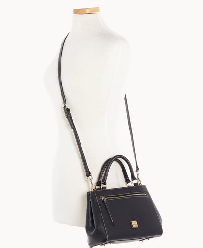 Dooney & Bourke Pebble Grain Small Zip Satchel