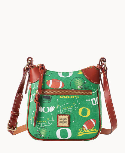 Dooney & Bourke Collegiate University of Oregon Front Zip Crossbody