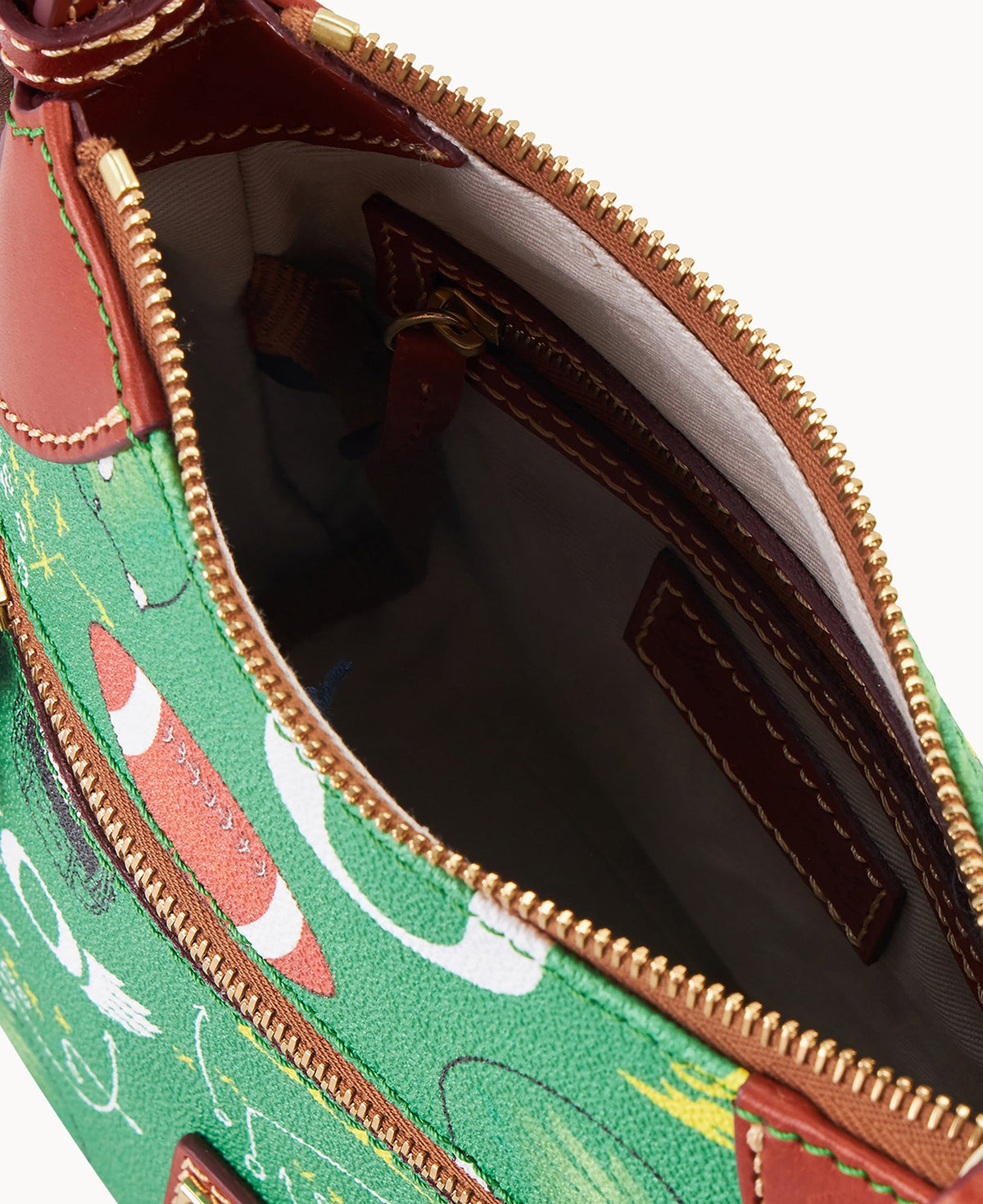 Dooney & Bourke Collegiate University of Oregon Front Zip Crossbody