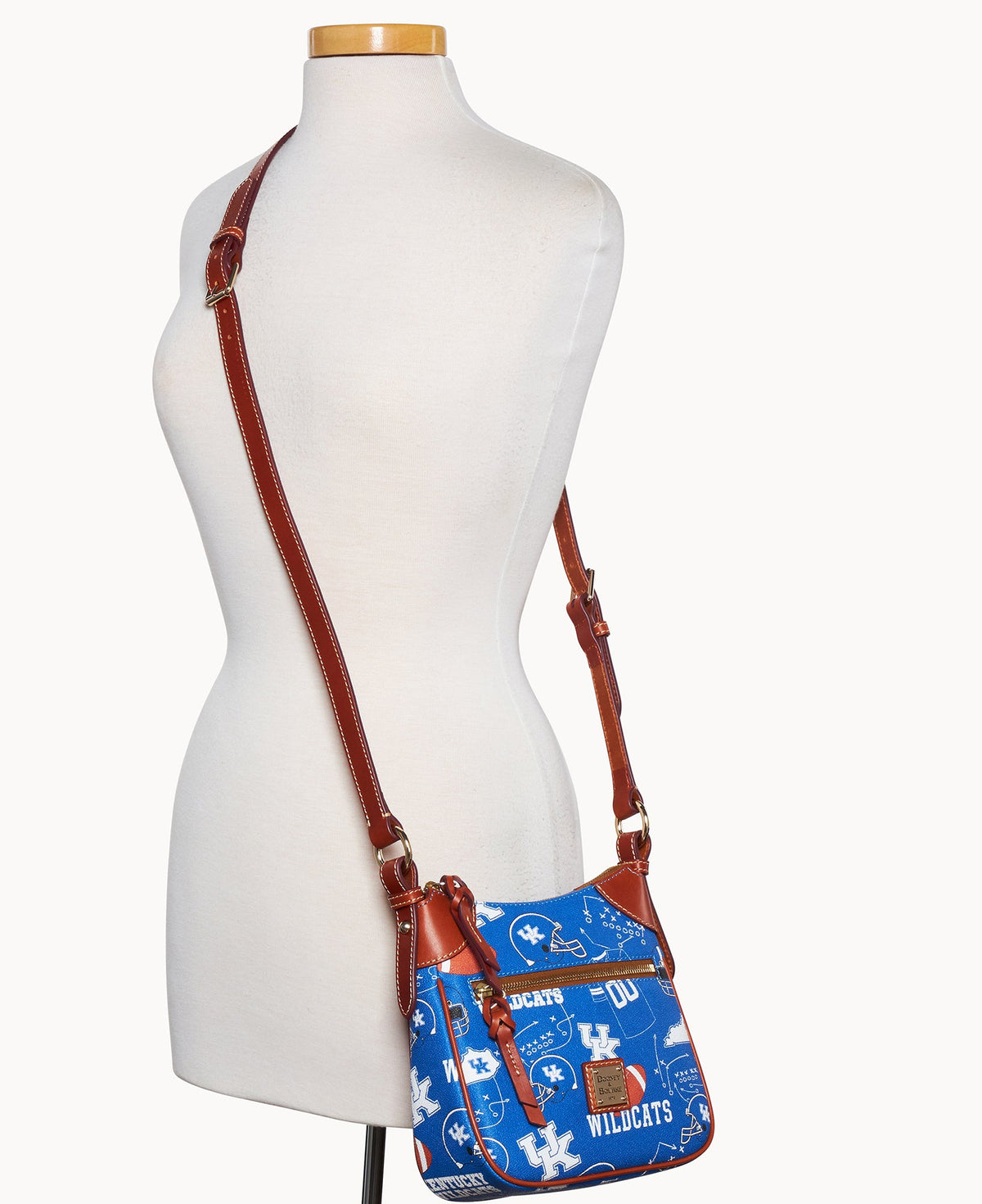 Dooney & Bourke Collegiate University of Kentucky Front Zip Crossbody