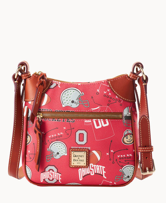 Dooney & Bourke Collegiate Ohio State University Front Zip Crossbody