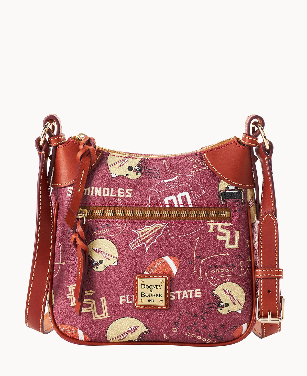 Dooney & Bourke Collegiate Florida State University Front Zip Crossbody