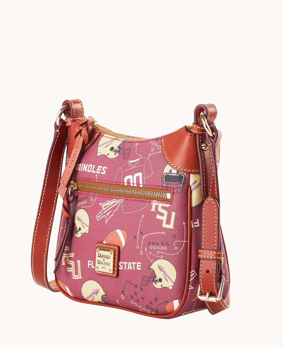 Dooney & Bourke Collegiate Florida State University Front Zip Crossbody