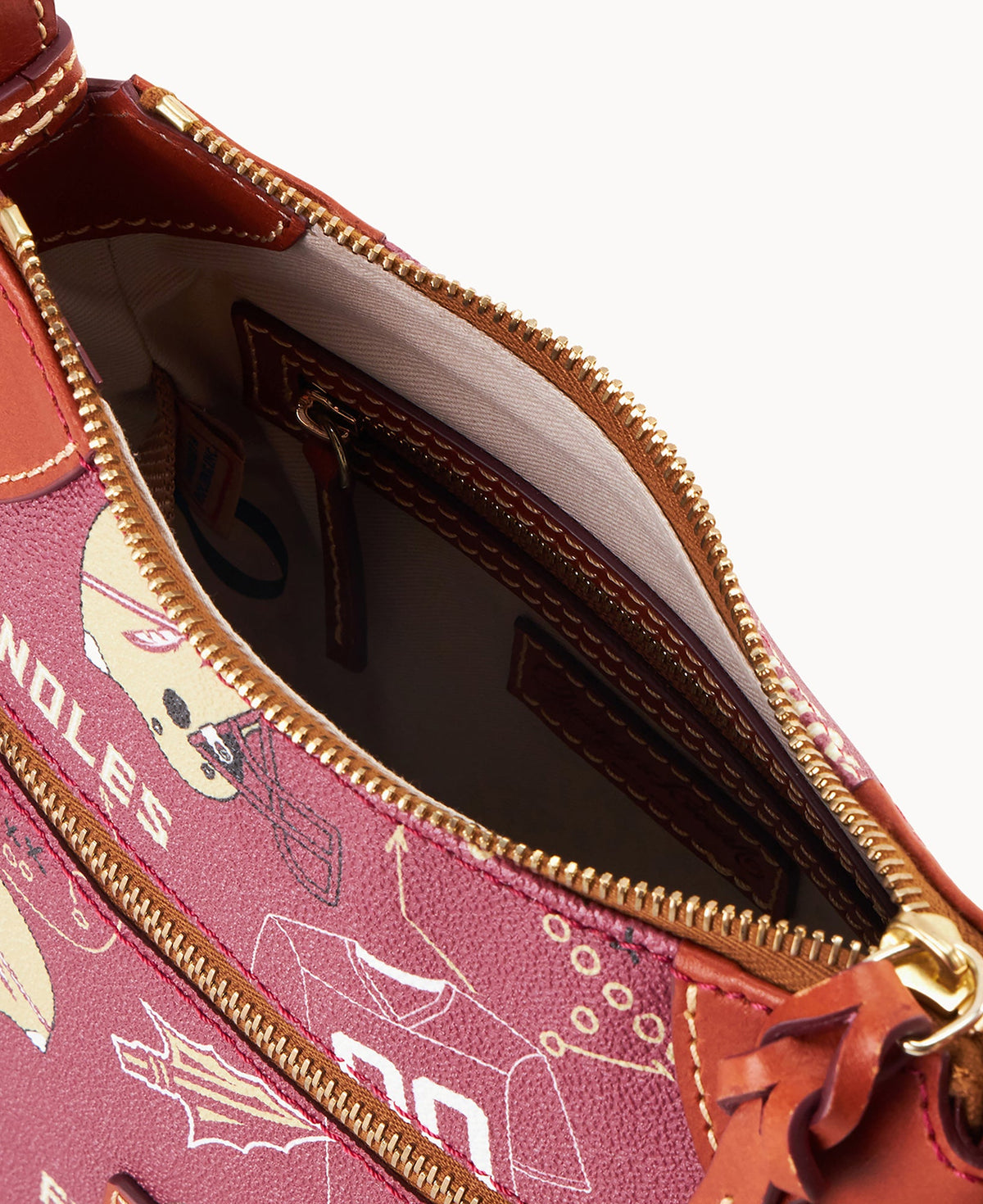Dooney & Bourke Collegiate Florida State University Front Zip Crossbody