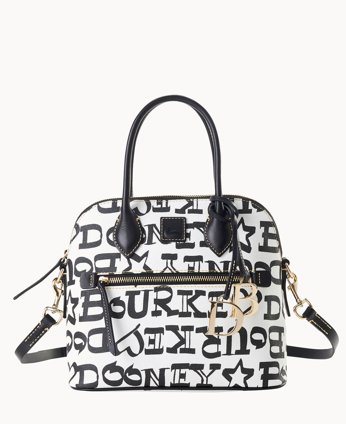 Dooney & Bourke Doodle II Coated Cotton Domed Satchel