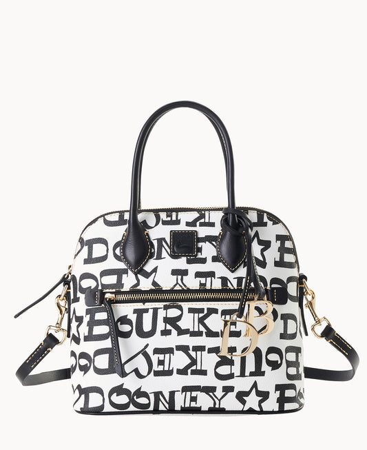 Dooney & Bourke Doodle II Coated Cotton Domed Satchel