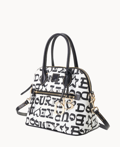 Dooney & Bourke Doodle II Coated Cotton Domed Satchel