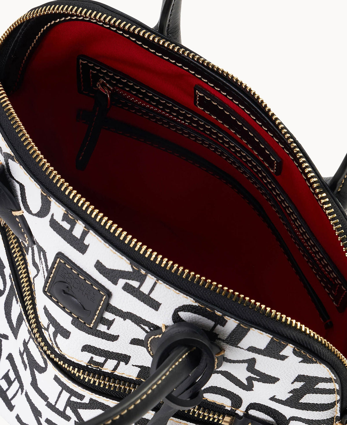 Dooney & Bourke Doodle II Coated Cotton Domed Satchel