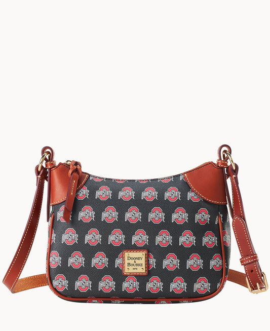 Dooney & Bourke Collegiate Ohio State University Crossbody Hobo 22