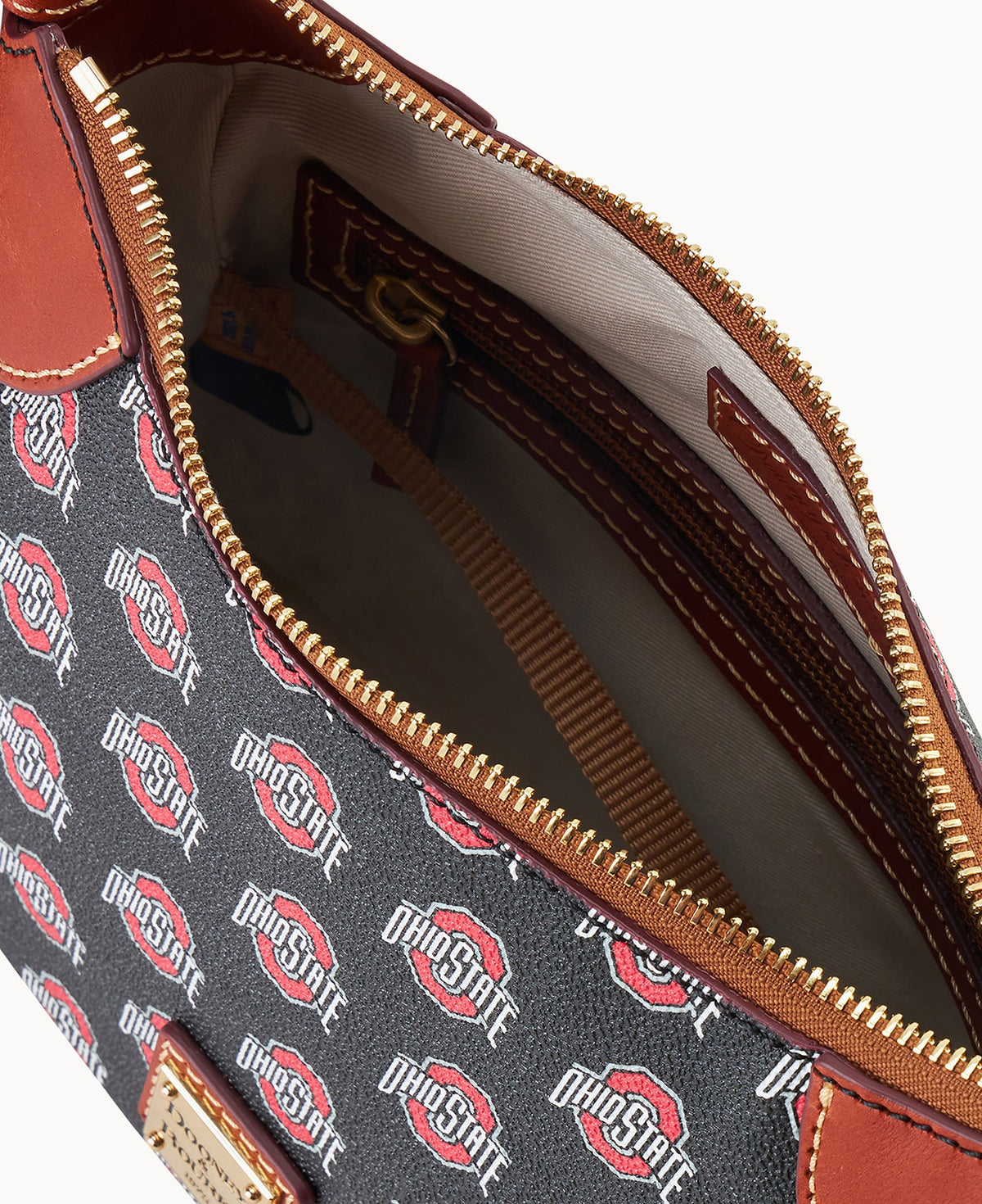 Dooney & Bourke Collegiate Ohio State University Crossbody Hobo 22