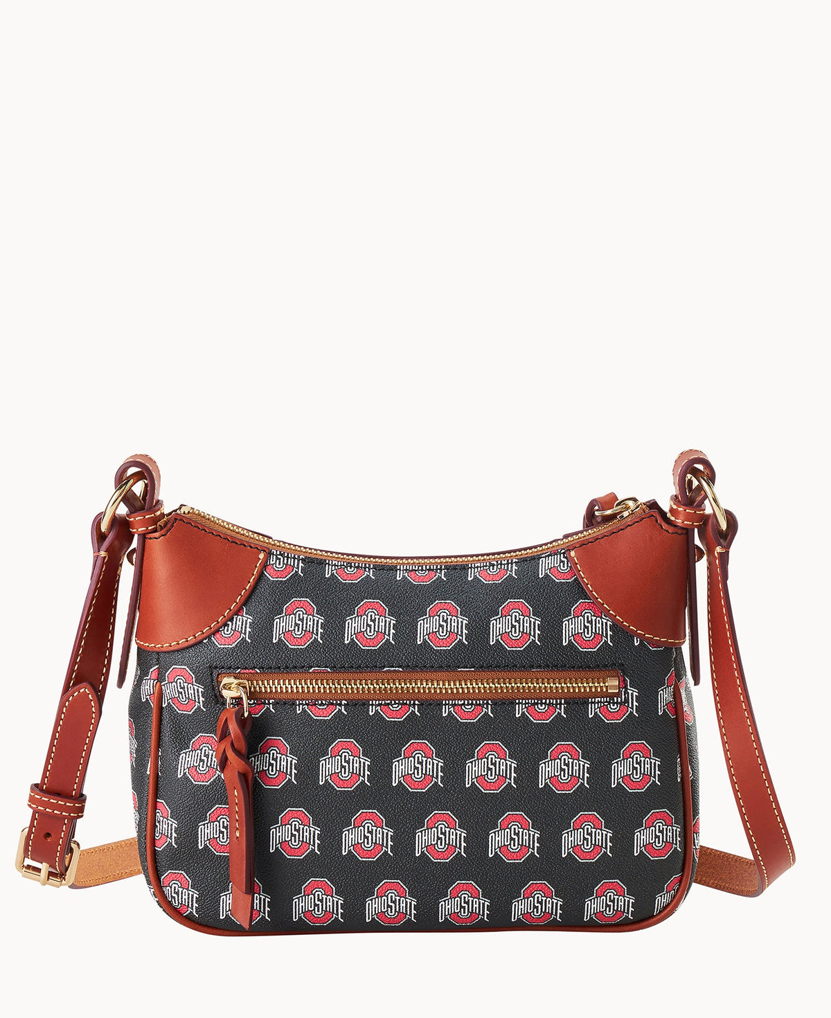 Dooney & Bourke Collegiate Ohio State University Crossbody Hobo 22