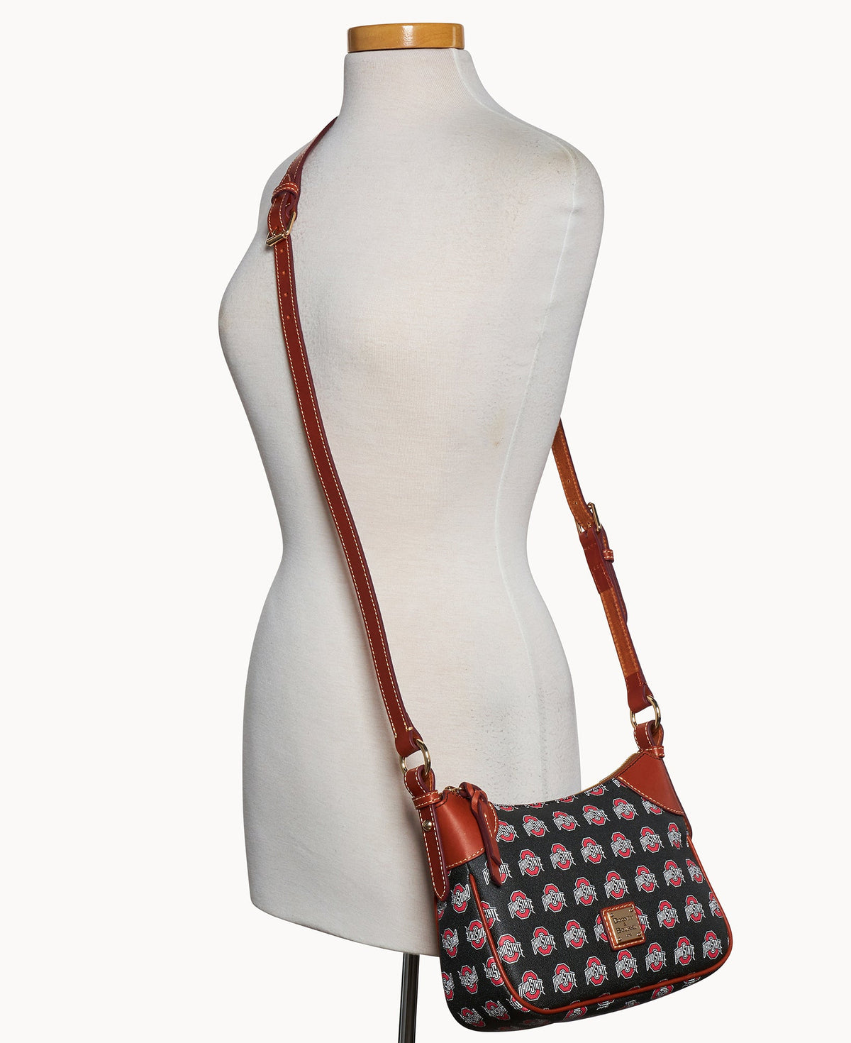 Dooney & Bourke Collegiate Ohio State University Crossbody Hobo 22