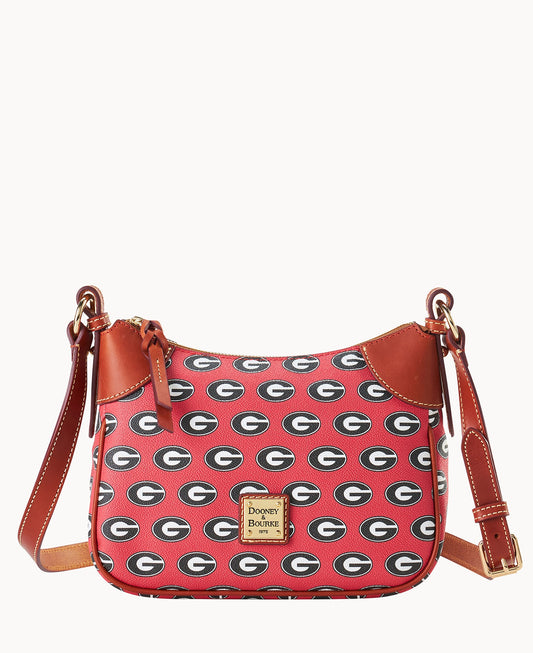 Dooney & Bourke Collegiate University of Georgia Crossbody Hobo 22