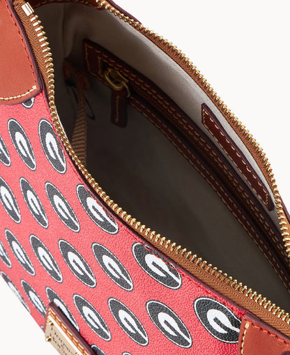 Dooney & Bourke Collegiate University of Georgia Crossbody Hobo 22