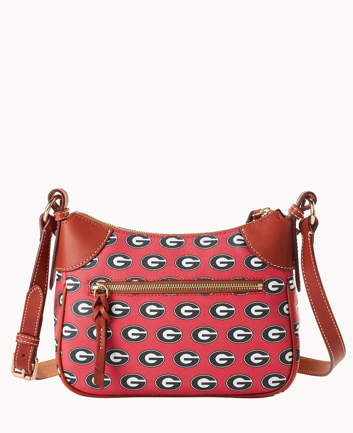 Dooney & Bourke Collegiate University of Georgia Crossbody Hobo 22
