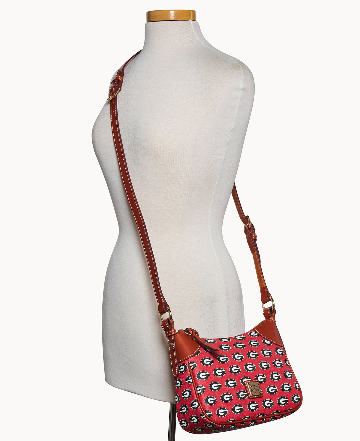 Dooney & Bourke Collegiate University of Georgia Crossbody Hobo 22