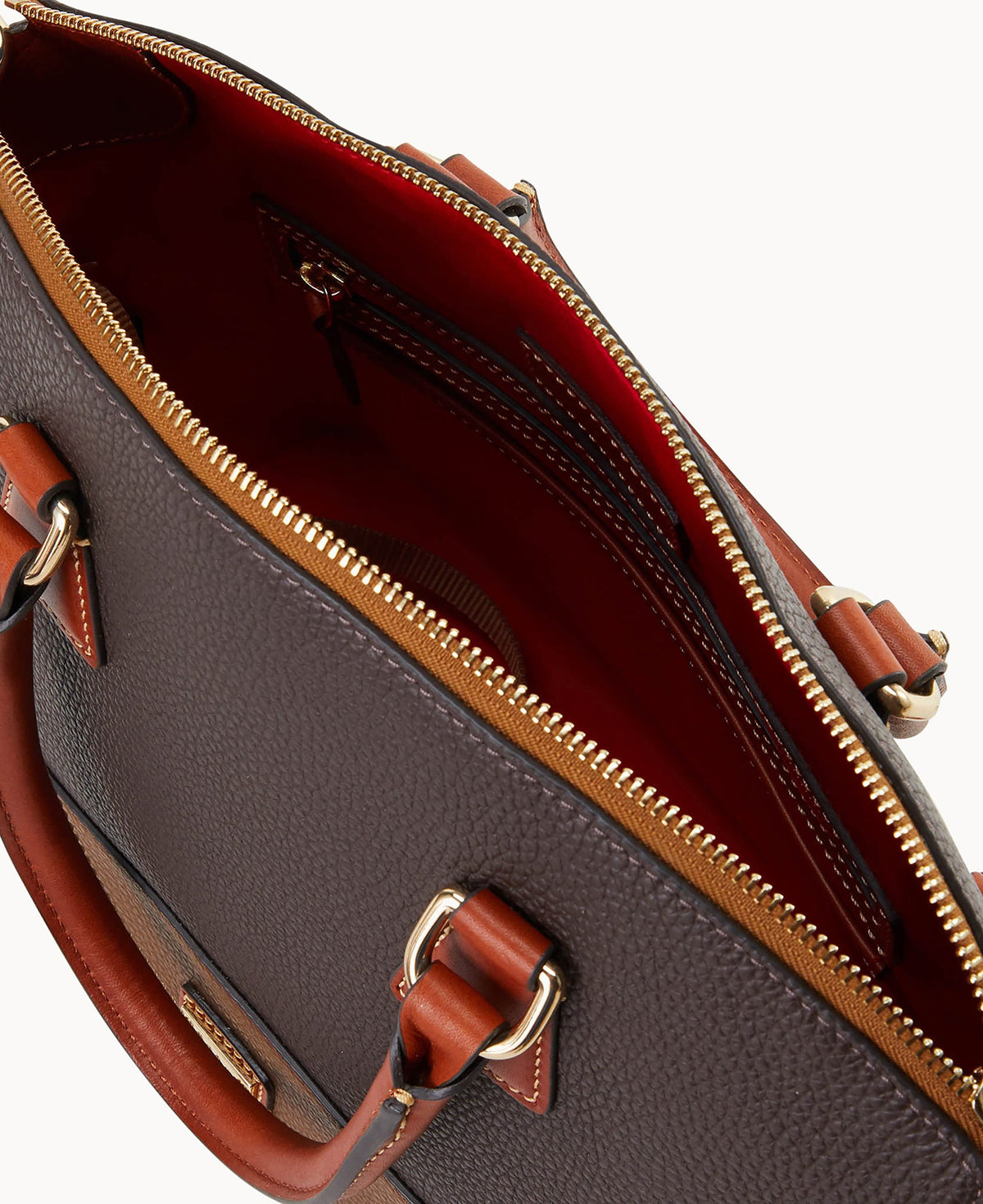 Dooney & Bourke Pebble Color Block Domed Satchel