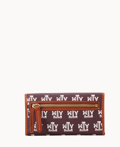 Dooney & Bourke Collegiate Texas A&M University Continental Clutch