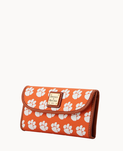 Dooney & Bourke Collegiate Clemson University Continental Clutch