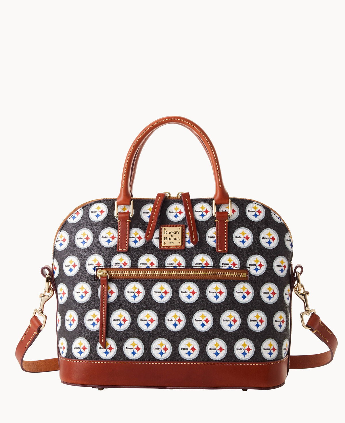 Dooney & Bourke NFL Steelers Domed Zip Satchel
