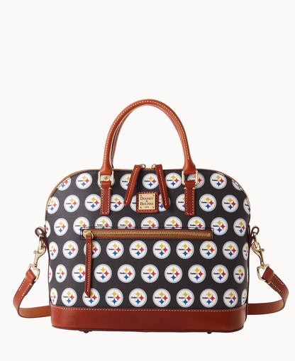 Dooney & Bourke NFL Steelers Domed Zip Satchel