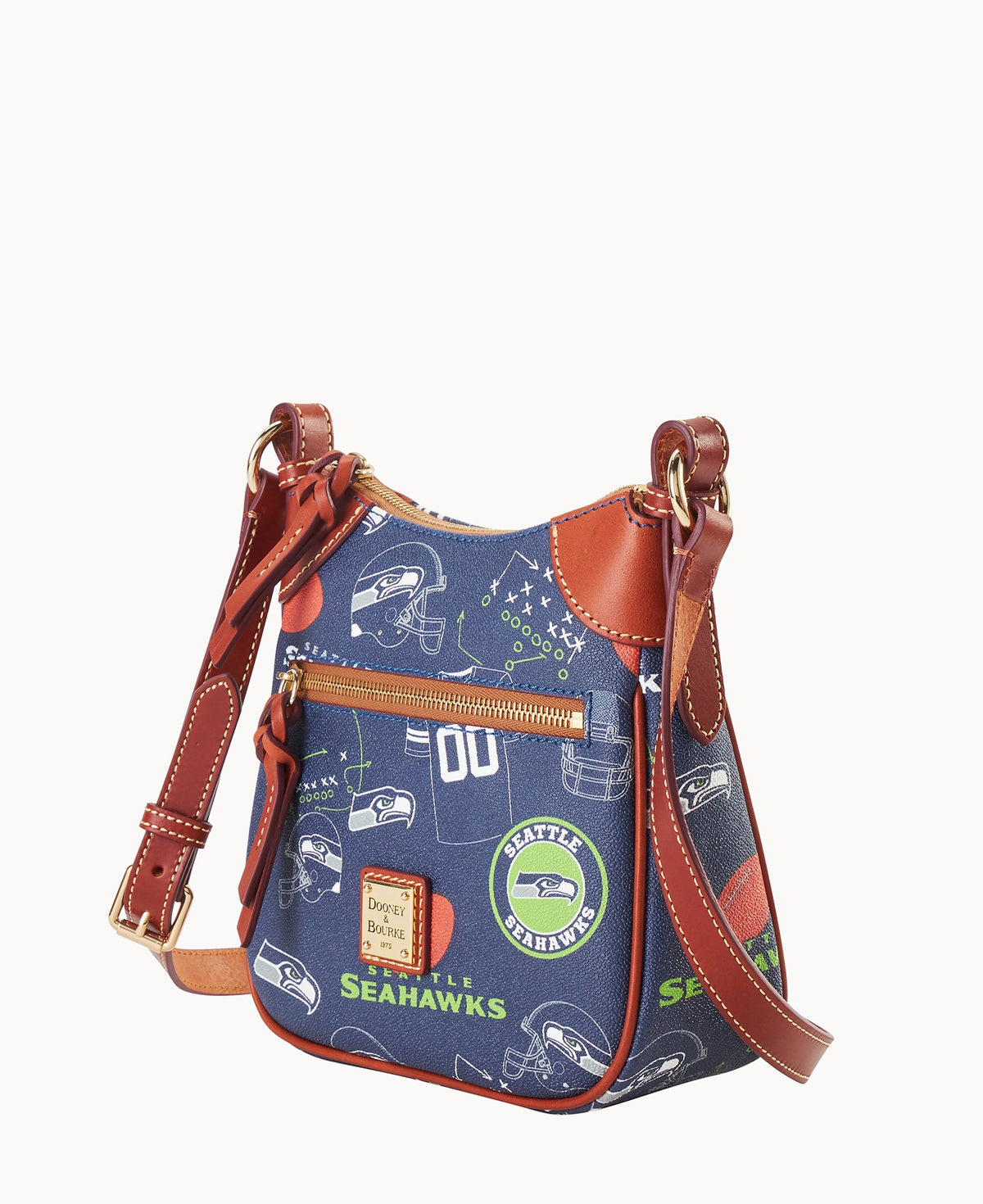Dooney & Bourke NFL Seahawks Front Zip Crossbody
