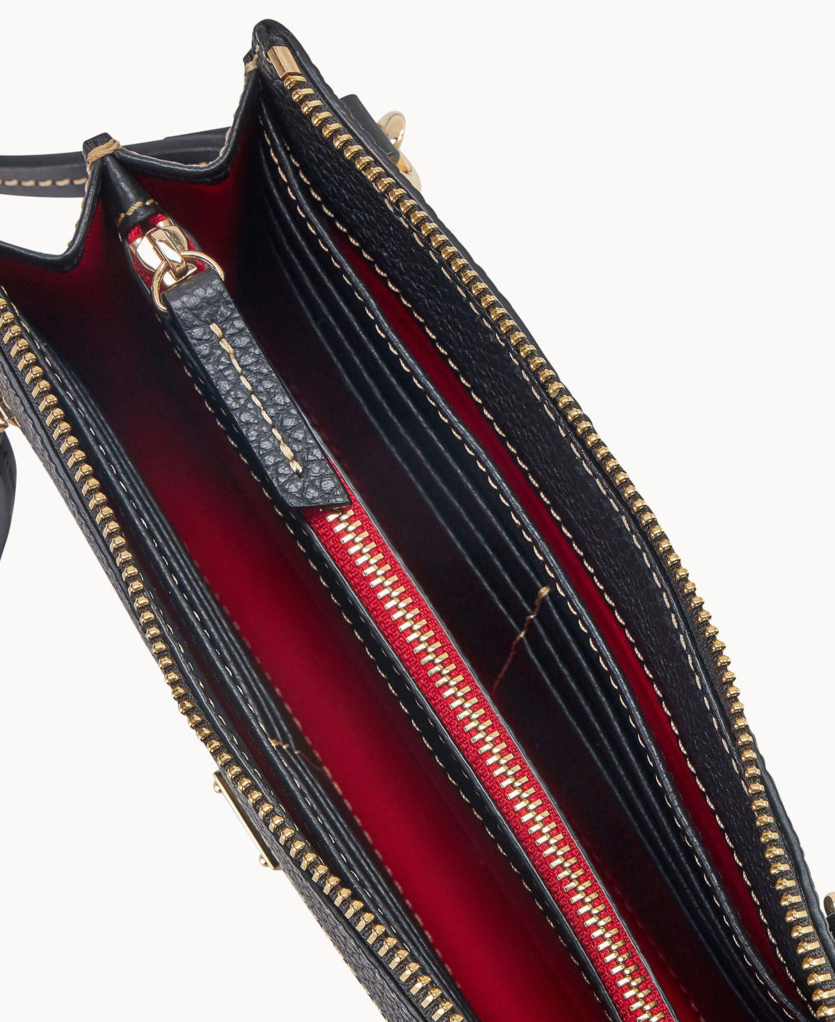 Dooney & Bourke Pebble Grain Multi Zip Crossbody