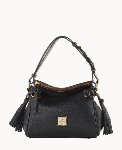 Dooney & Bourke Pebble Grain Tassel Shoulder Bag
