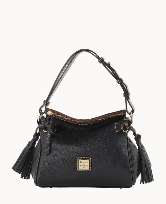 Dooney & Bourke Pebble Grain Tassel Shoulder Bag