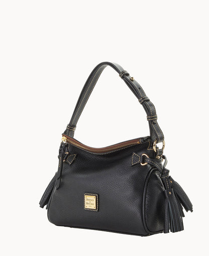 Dooney & Bourke Pebble Grain Tassel Shoulder Bag