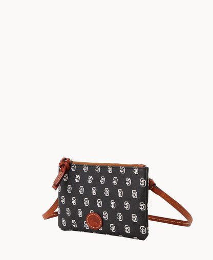 Dooney & Bourke MLB Padres Top Zip Crossbody